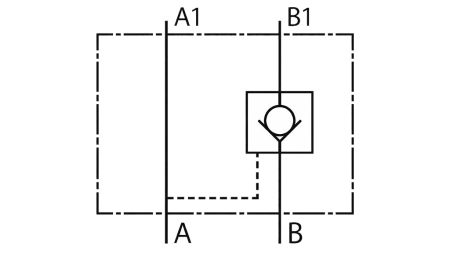 SPÄTNÝ VENTIL CETOP 3 (B)