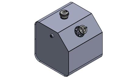 METALLTANK ÜLAOSA 150 Lit 600x600x500mm