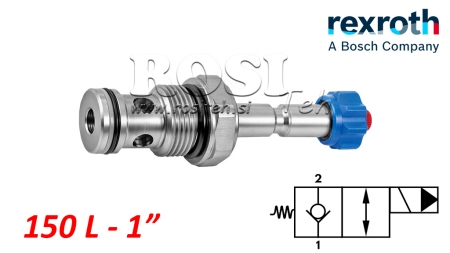 HYD. AVOIN ELEKTROMAGNETTINEN KONTROLLERI 2-SUUNTAISELLE VENTTIILILLE REXROTH 1 150-LIT