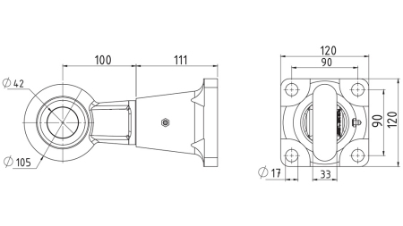 SUKAMAS KABLYS TRAUKIMUI fi42 KORPUSE 8000/1000KG