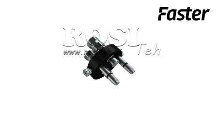 MULTI-FASTER JUNGTIS 2 KRYPTYS BSP 3/8 JUDANTI DALIS