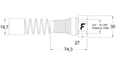 ZŁĄCZE SZYBKIE ŻEŃSKIE DO MULTI-FASTER 3/8 CZĘŚĆ STAŁA