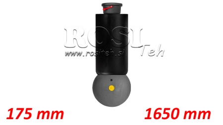 TELESKOPINIS CILINDRAS - MEILLER KIPPER - 5 PAKOPŲ 175 mm 15 ton - EIGA 1650 mm