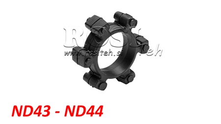ŽVAIGŽDINĖ MOVA GUMINIAM ĮDĖKLUI ND43-ND44 (104mm)