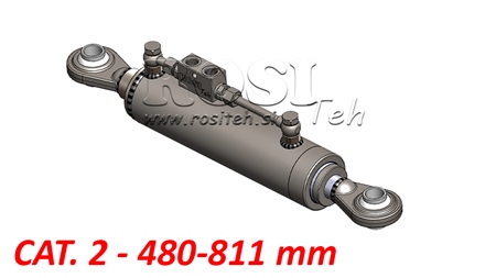 TELESKOPSKA HIDRAVLIČNA POTEZNICA STANDARD - 2 KAT. 480-811mm (45-95HP)((25,4/25,4)