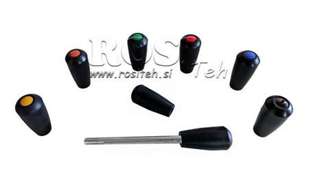 ŽENKLAS VALVOS VALDYMO RANKENAI fi8mm - JUODA