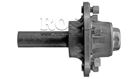 HALVAKSEL UDEN BREMSER - 3000 kg (6 SKRUER) - 250 mm