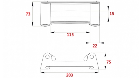 GUIA DESLIZANTE PARA CABO DE AÇO DWH 4500 HDL