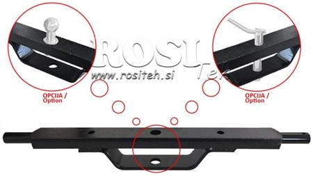 TRAUKTUVAS HIDRAULINIS KRYŽMINIS KATEGORIJA 2 SU MONTAVIMO LAIKIKLIU (L-750mm)