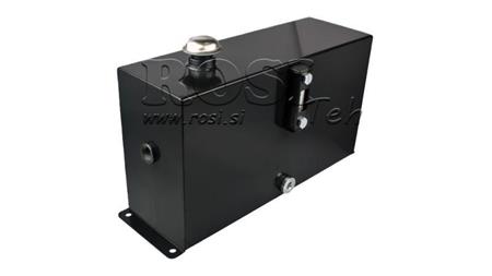 METALINIS REZERVUARAS 12 LITRŲ KUBAS 255x120x450mm SU ĮRANGA