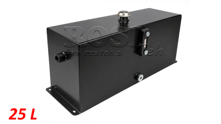 DEPÓSITO METÁLICO 25 LITROS CUBO 260X210X600MM COMPLETO CON EQUIPO