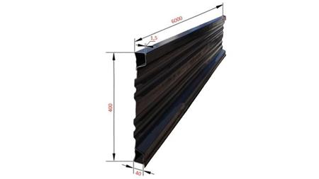 ŠONINIS PANELE TIPPER PRIEKABAI 6 MET. - AUKŠTIS 400 mm