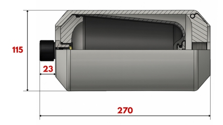 ХИДРАВЛИЧЕН АКУМУЛАТОР 1,5 LIT - M18x1,5