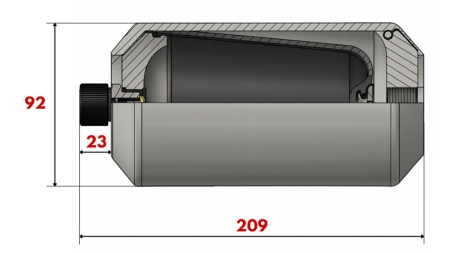 ХИДРАВЛИЧЕН АКУМУЛАТОР 0,75 LIT - M18x1,5