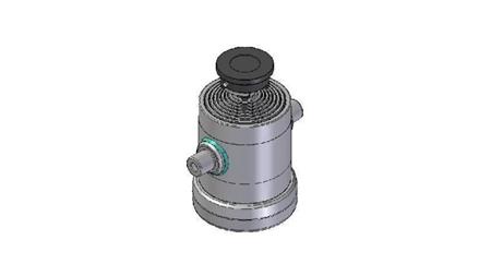 8009S - TELESCOPIC CYLINDER STANDARD/BALL 8 STAGES TRAVEL 1715 DIAMETER 240
