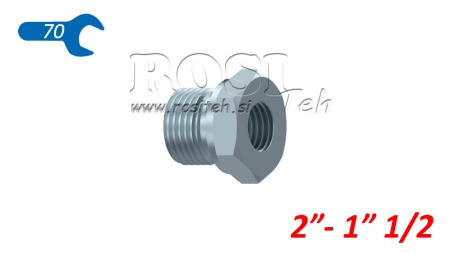 ADAPTATEUR HYDRAULIQUE MALE-FEMELLE 2- 1 1/2