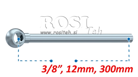 TUBE BANJO HYDRAULIQUE 3/8 300mm