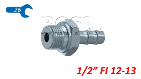 HIDRAULINIS PATIKIMAS VYRAS 1/2 GUMINEI ŽARNAI Φ 12-13