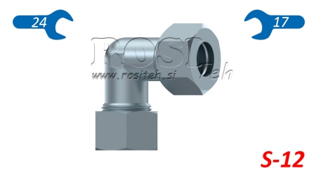 HYDRAULICKÉ 90° KOLENO S-12 S MATICOU