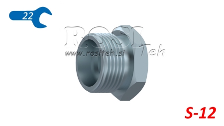 HYDRAULISK PLUGG (12S) M20X1,5