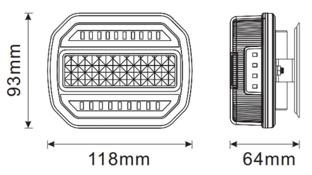 LED MAGNETINĖS ŠVIESOS RINKINYS - BEVIELIS 12/24V CANBUS
