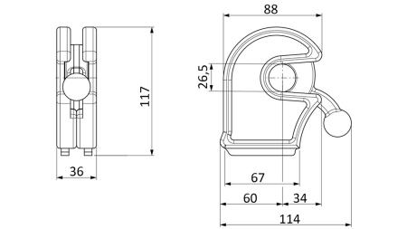 BLOCO Moteriškas užraktas