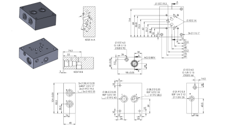 CETOP ОСНОВА NG10-1-RV
