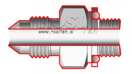 HIDRAULINIS REDUKTORIUS 3/4 JIC74°-1/2 DUJOS