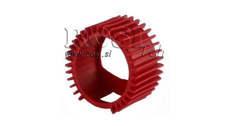 OCHRANNÁ GUMA PRO MANOMETR DN63 - ČERVENÁ