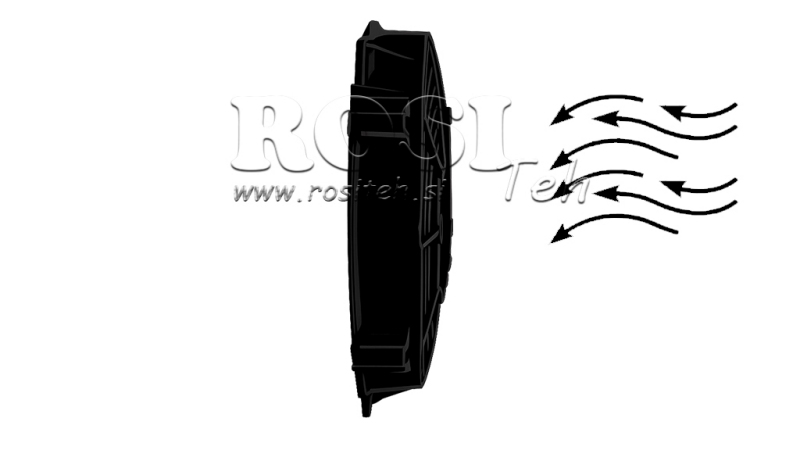 AKSIALINIS VENTILIATORIUS 280MM STUMTI 12V