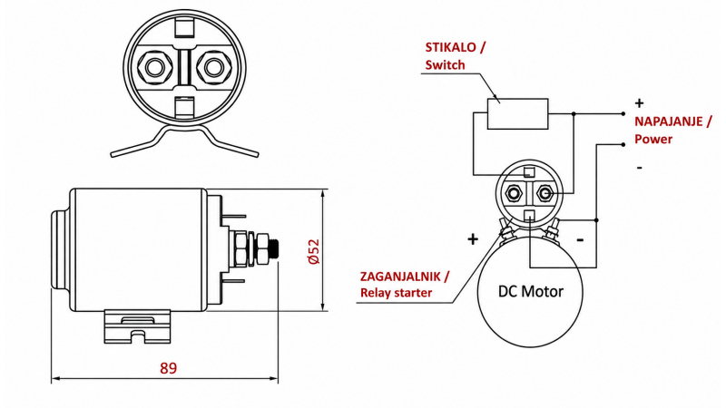 MOTOR DE ARRANQUE ELÉCTRICO 24V