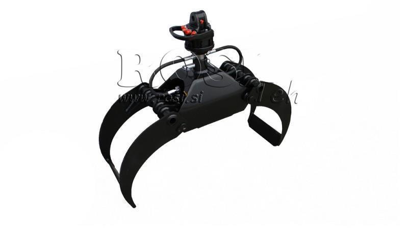 MIŠKŲ GRIEBLYS LG800 kg - 1000 mm ROTATORIUS 3000/1500 KG SU AŠIMI