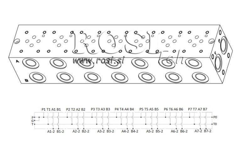 БАЗА CETOP3 NG6 7М