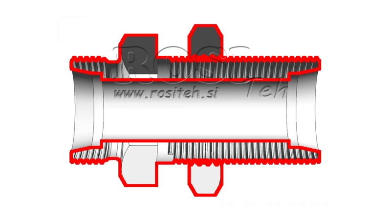 HIDRAVLIČNI PREGRADNI DVOVIJAČNIK (20S) M30x2