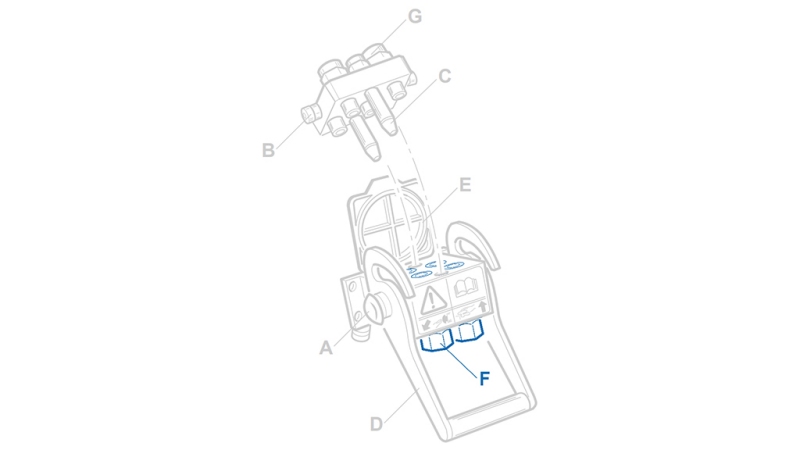 MOTERIŠKA GREITA JUNGTIS MULTI-FASTER 3/8 FIKSUOTA DALIS