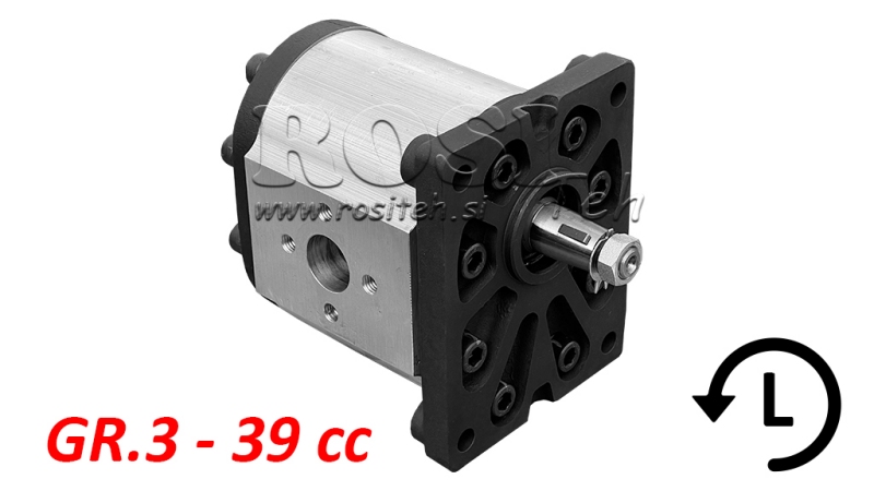 HYDRAULISCHE POMP GR.3 39 CC LINKS - FLANGES