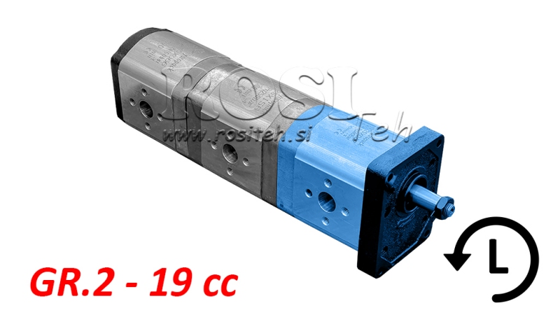 BOMBA HIDRÁULICA 20A19X067 DELANTERA GR.2 19 CC IZQUIERDA