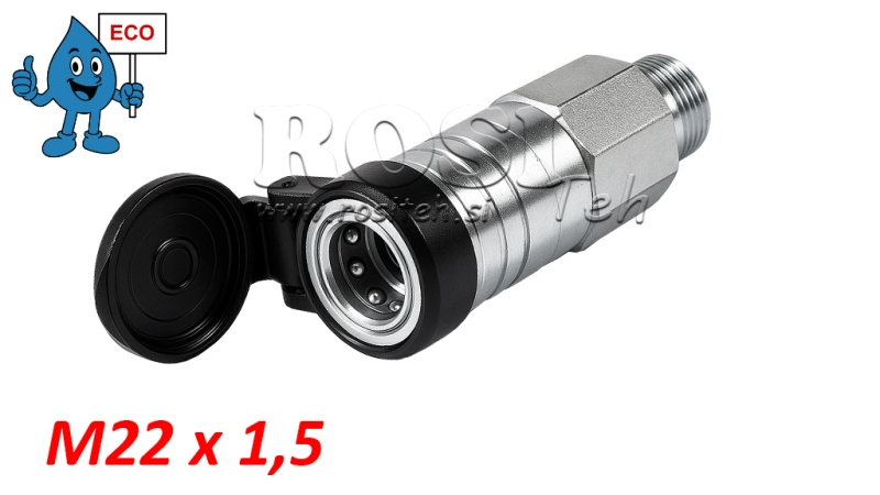 HITRA SPOJKA TRACTOR ŽENSKA 3CFPV PUSH - PULL M22x1,5 - ECO