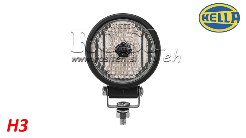 FARO DA LAVORO PER TRATTORE TONDO H3 HELLA ALOGENA