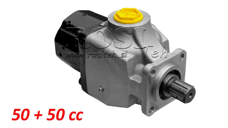 HIDRAULINIS PISTONINIS SIURBLYS TANDEM 50+50CC