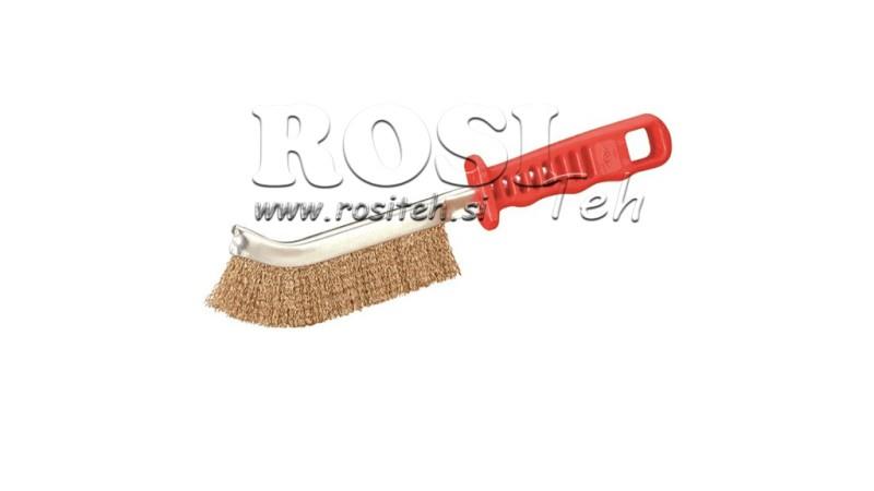 SPAZZOLA MANUALE CON MANICO IN PVC