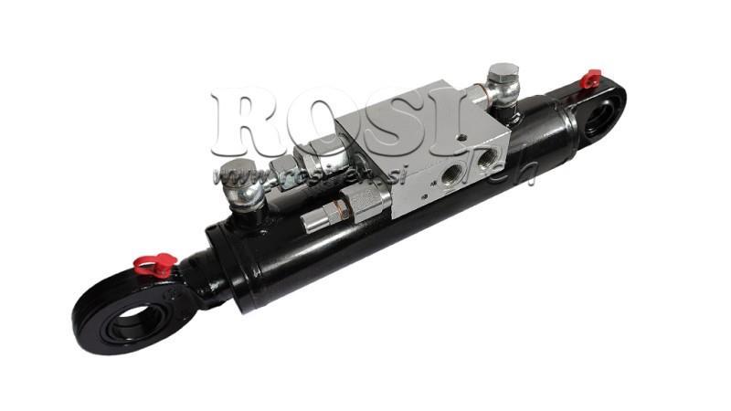 CILINDRO IDRAULICO 60/40-180 CON VALVOLA ROTATIVA - ARATRO PER TERRENO