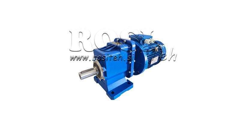 1Fas 0.55kW-ELEKTRISK MOTOR MED ERC02 REDUKTOR MS80 57rpm