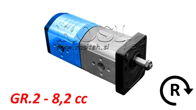 BOMBA HIDRÁULICA 20C8.2X066 TRASERA GR.2 8.2 CC DERECHA