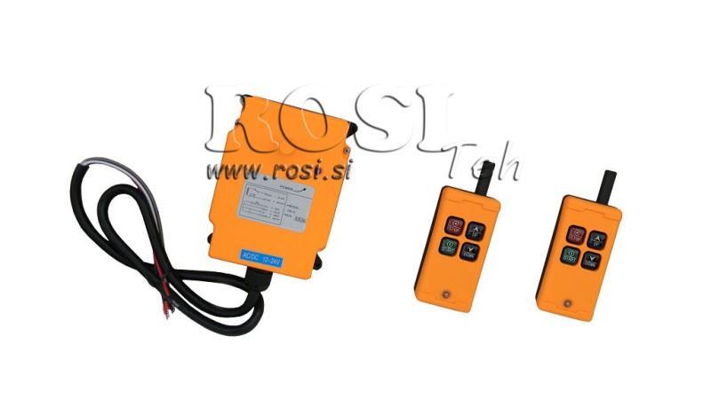 TELECOMANDO RADIO 2CH - 12/24V DUO