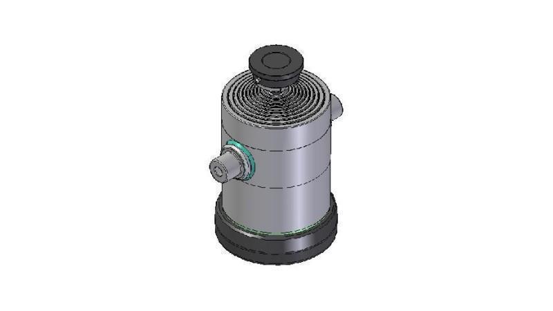 1058S -TELESCOPISK CYLINDER STANDARD/BOLD 10 TRIN REJSE 5315 DIAMETER 300