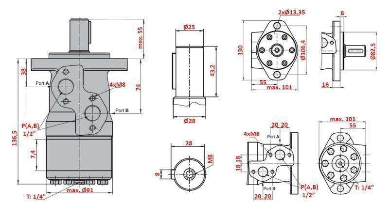 HIDROMOTORAS MP 40