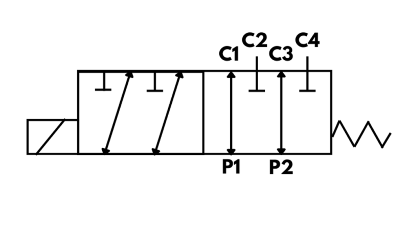 6-KRYPČIŲ VOŽTUVAS 3/4 (6/2) 12V - 140LIT