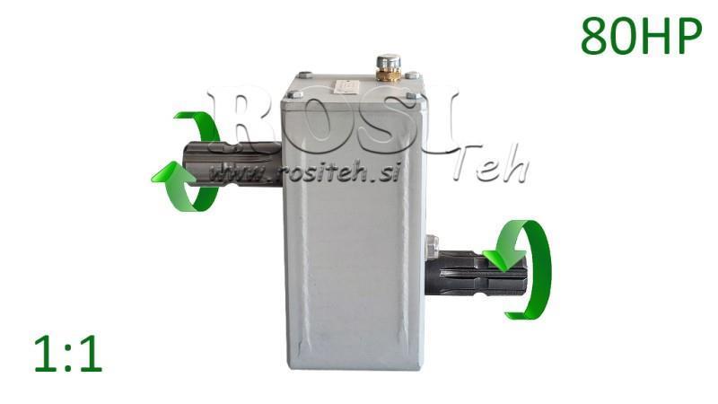 REDUKTOR TRAKTORA - INWERSJA 1:1 (80HP-60kW) SAMIEC-SAMIEC