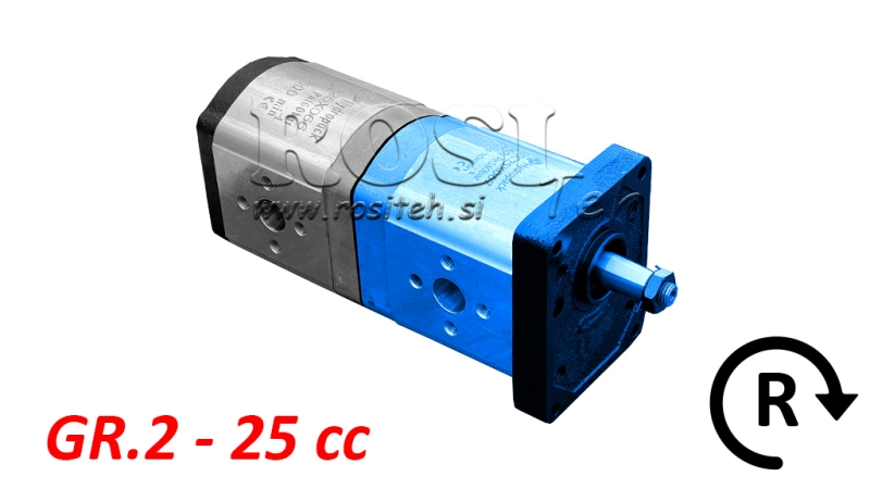 HIDRAULINIS SIURBLYS 20C25X067 PRIEKINIS GR.2 25 CC DEŠINĖ